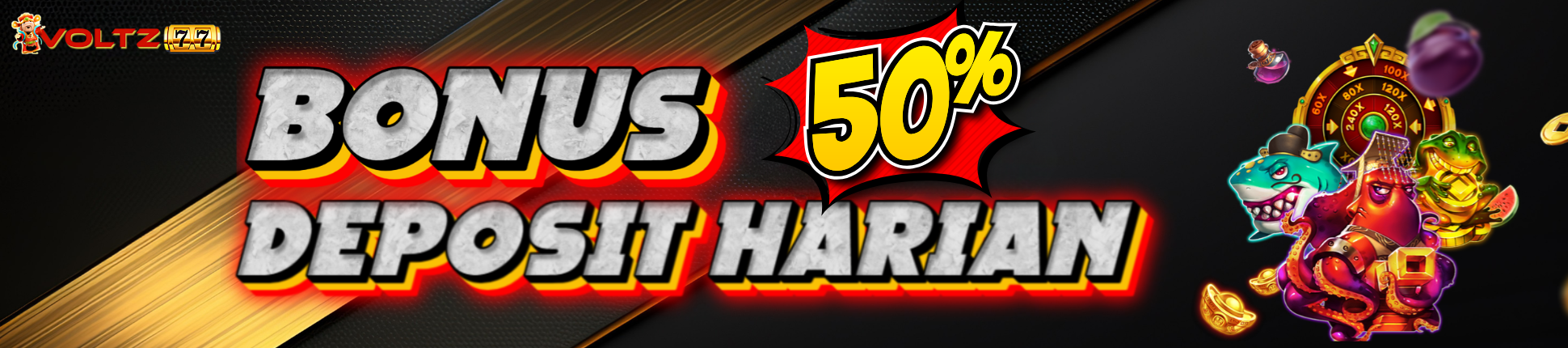 Bonus Harian 50%