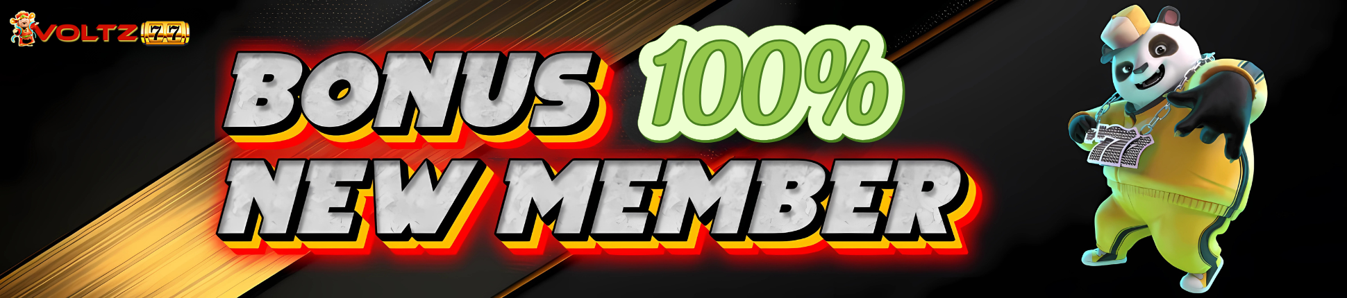 Bonus New Member 100%