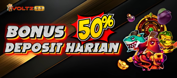 Bonus Deposit Harian 50%